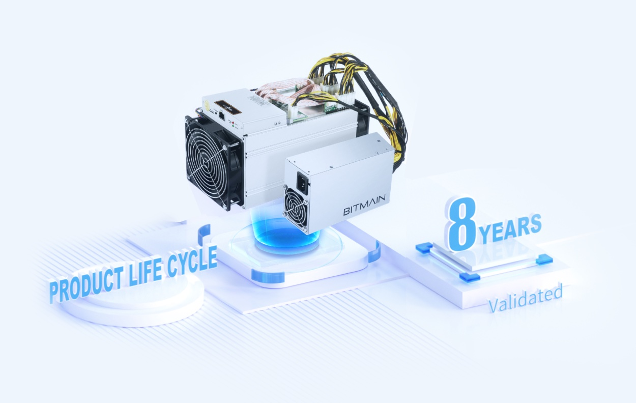ANTMINER S9 – 8 years product life cycle validated