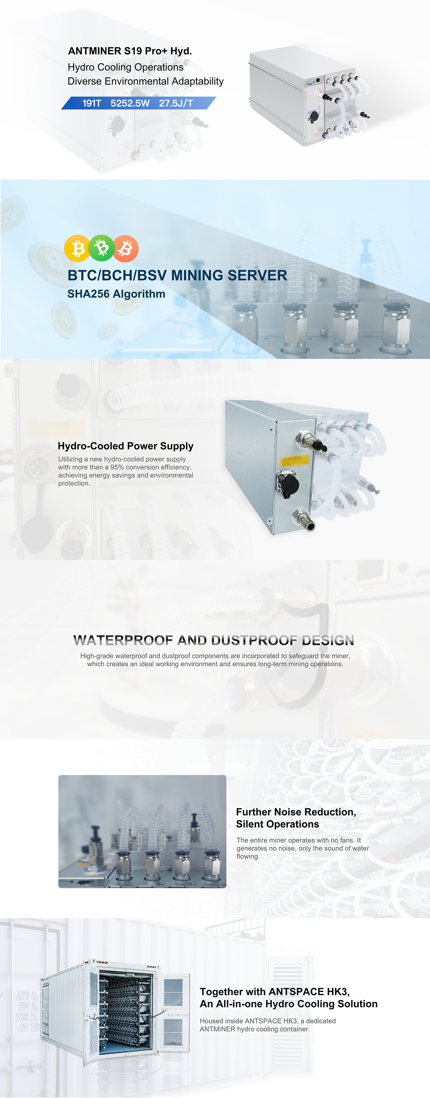 Bitcoin Miner S19 Pro Plus Hyd - Image 1