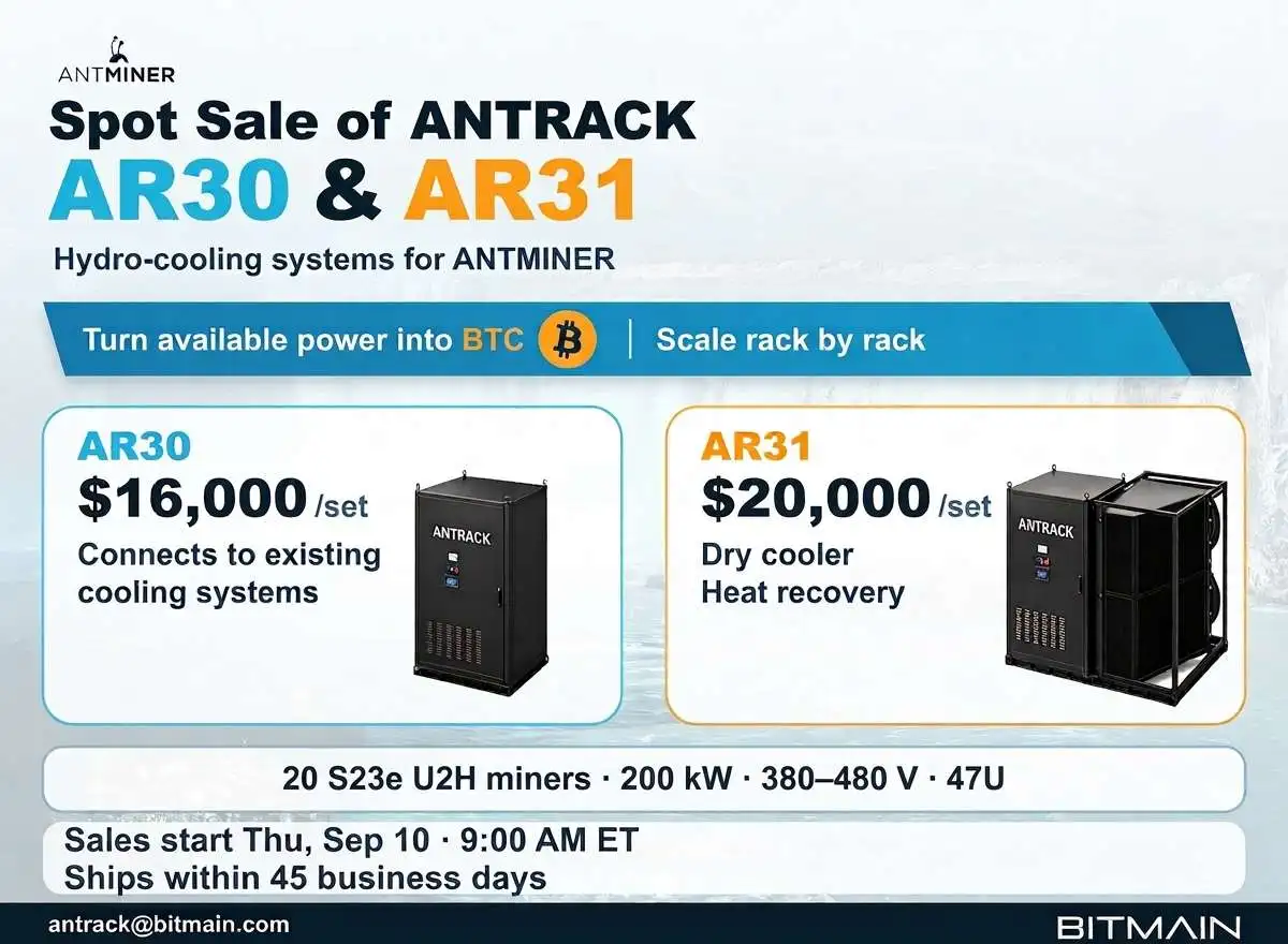 Antrack Ar30 Ar31 Modular Hydro Cooling Cabinets Designed Fo