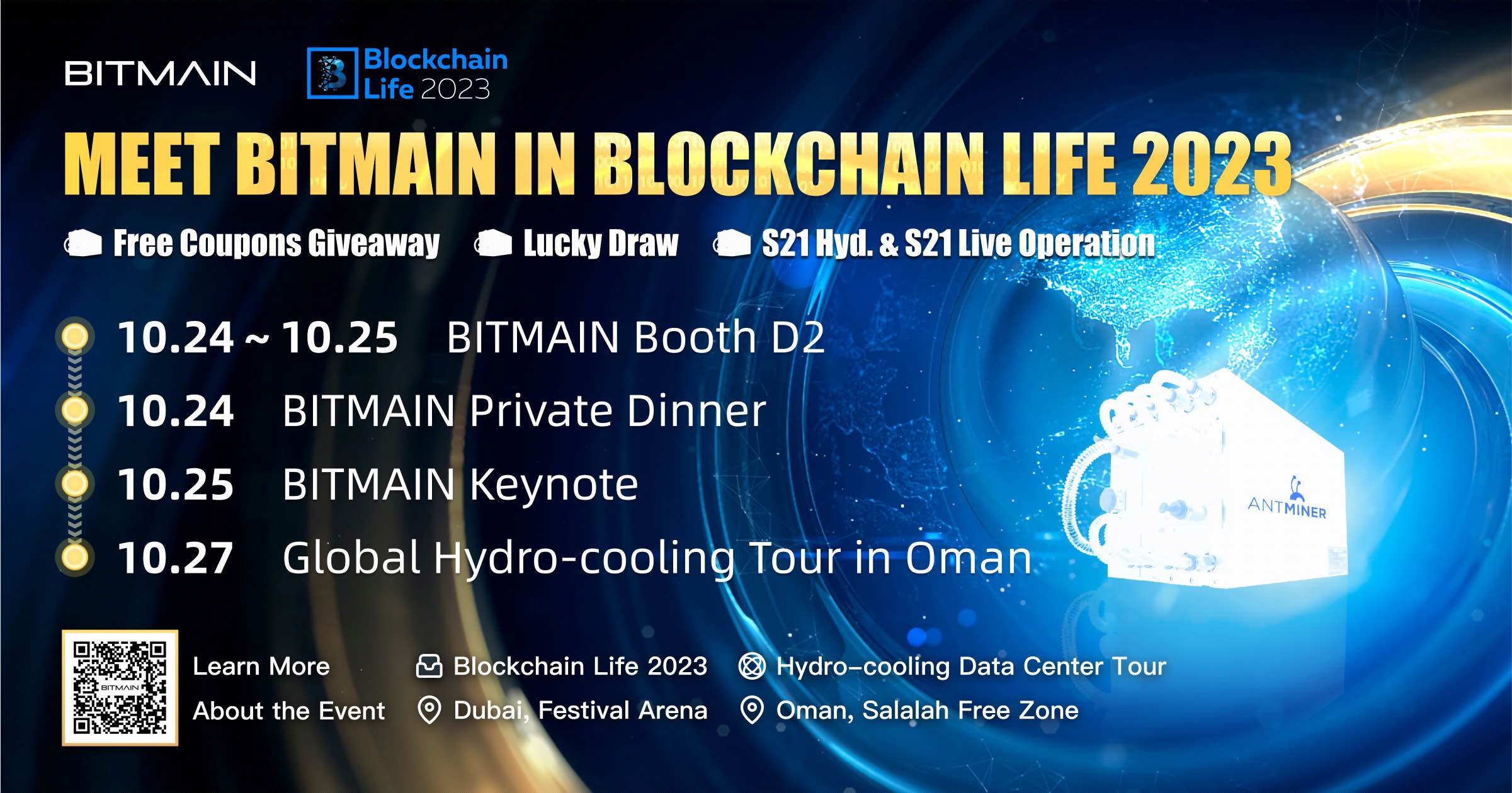 Bitmain Attends Blockchain Life 2023