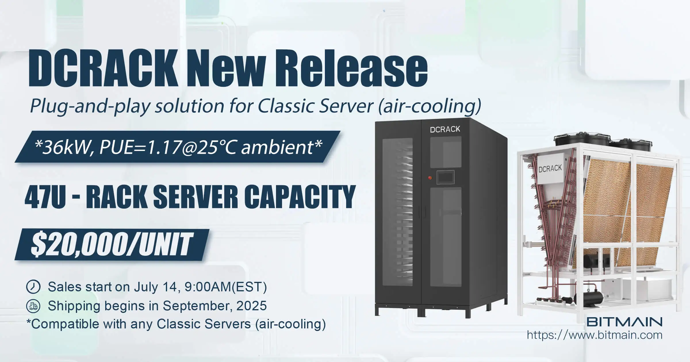 Bitmain Launches Air Cooling Dcrack
