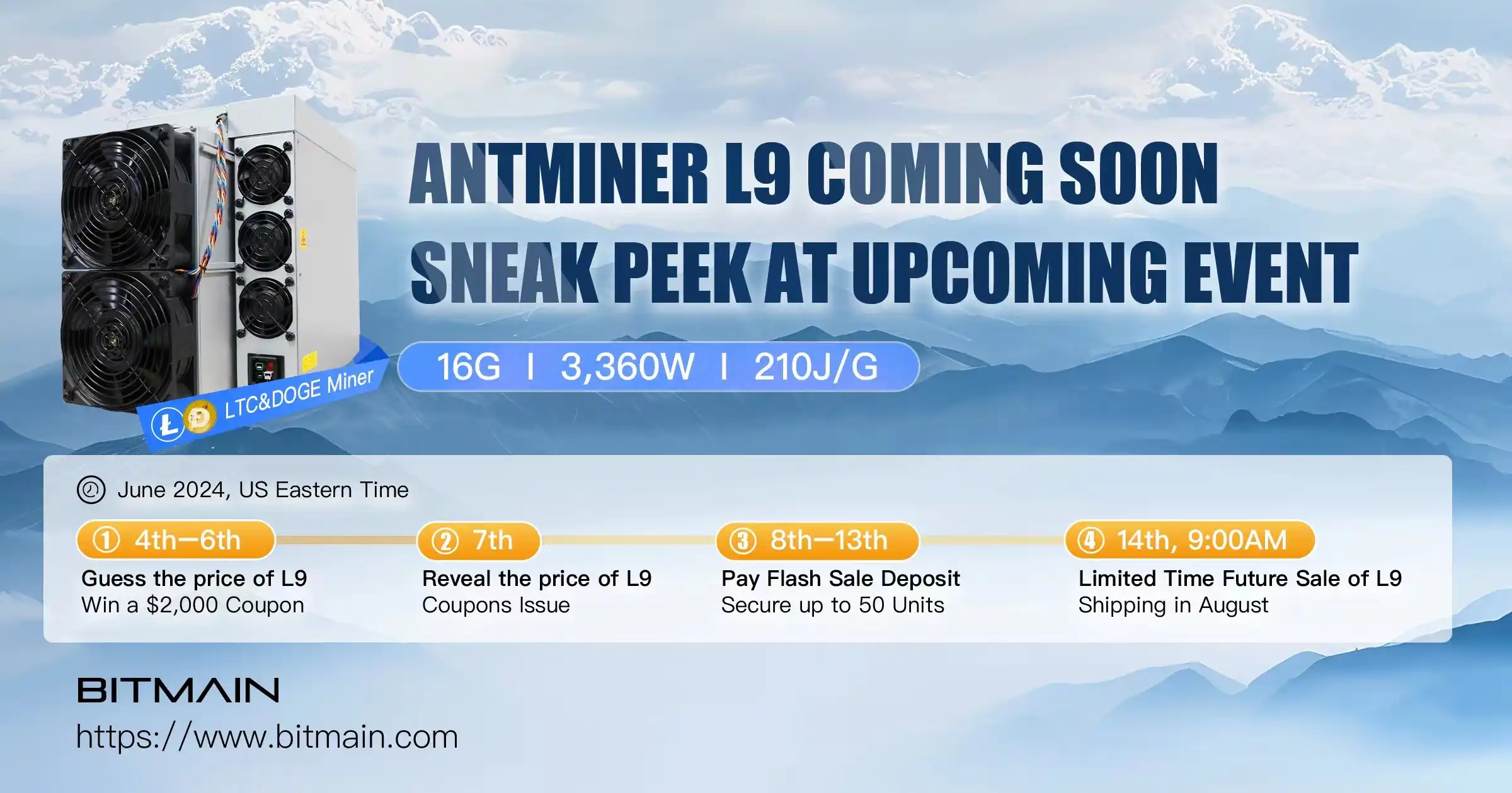 Bitmain Launches Antminer L9