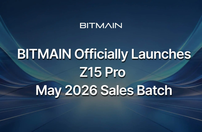 BITMAIN Officially Launches Z15 Pro May 2026 Sales Batch
