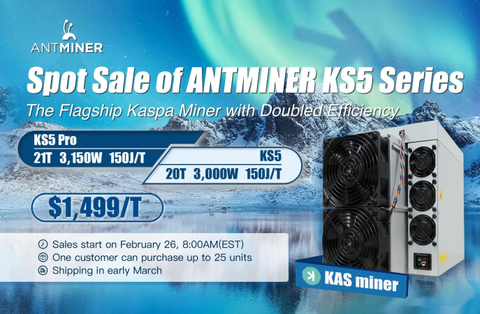 BITMAIN Releases ANTMINER KS5 Pro and ANTMINER KS5