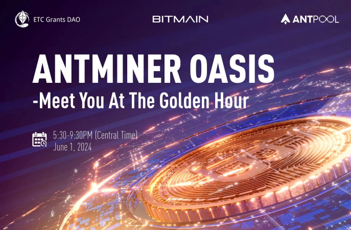 BITMAIN will host ANTMINER Oasis Event after attending Consensus 2024